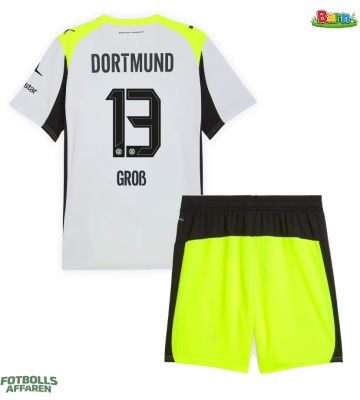 Borussia Dortmund Pascal Gross #13 Bortaställ Barn 2025-26 Kortärmad (+ Korta byxor)